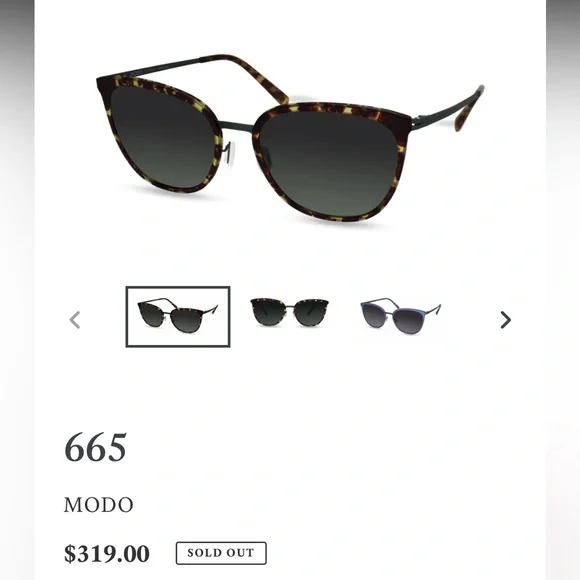 Modo | Accessories | Modo Sunglasses Model 665 Tortoise  display picture 2